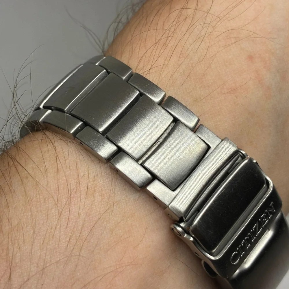 Citizen Skyhawk C651 Eco-Drive Solar Mens Watch - NEW CAPACITOR & CRYSTAL!